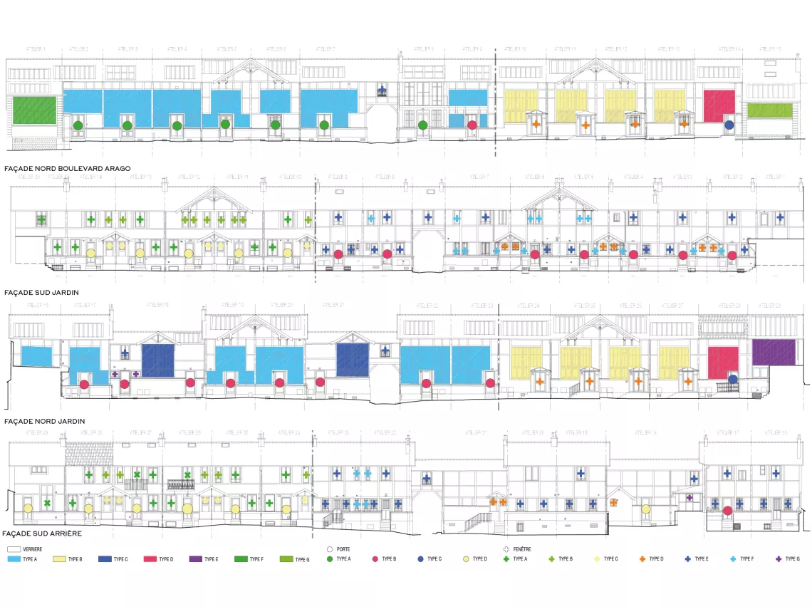 typologies menuiseries