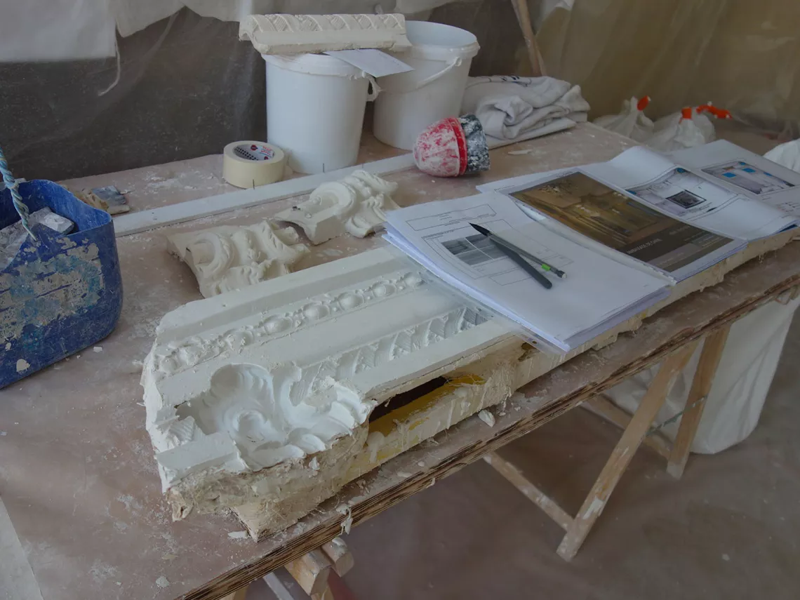 Estampage des décors anciens