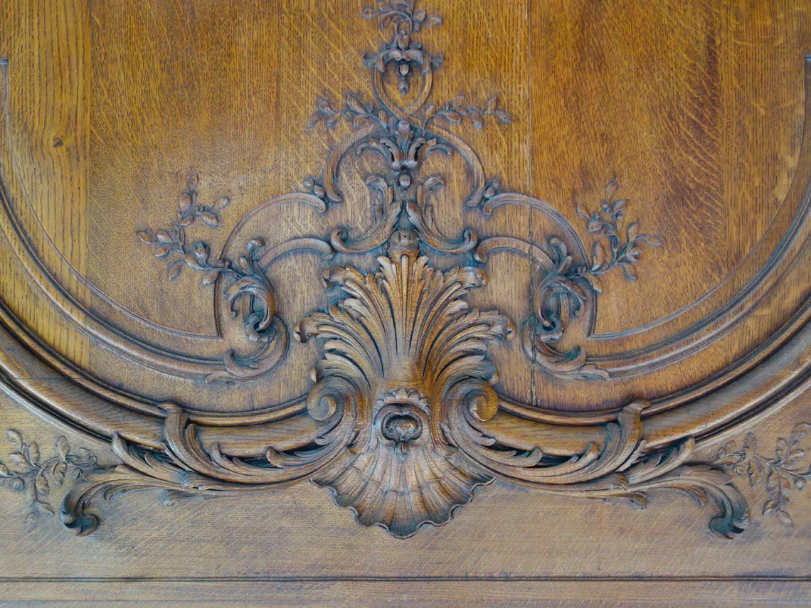 restauration des boiseries à la capucine