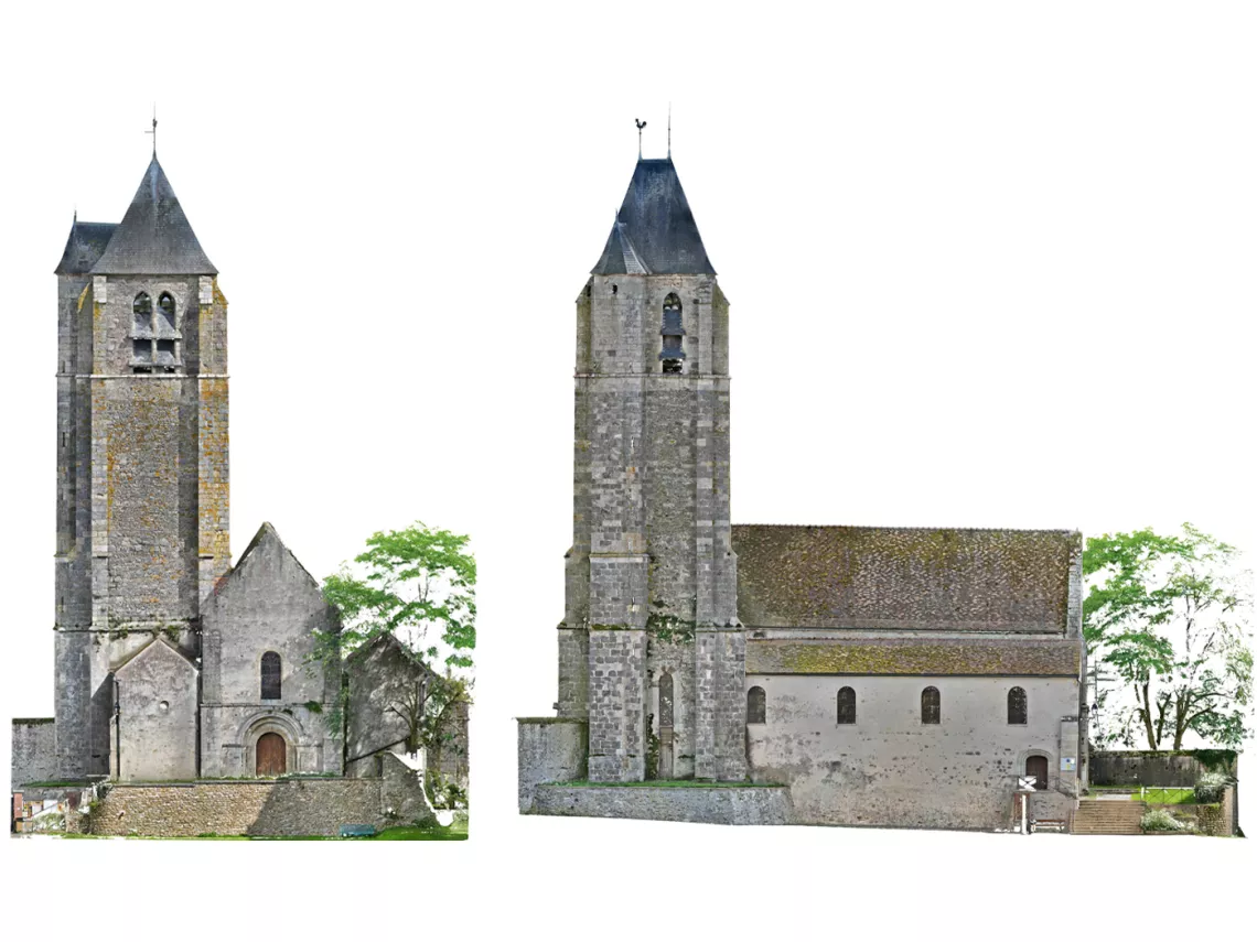 Façades occidentale et nord